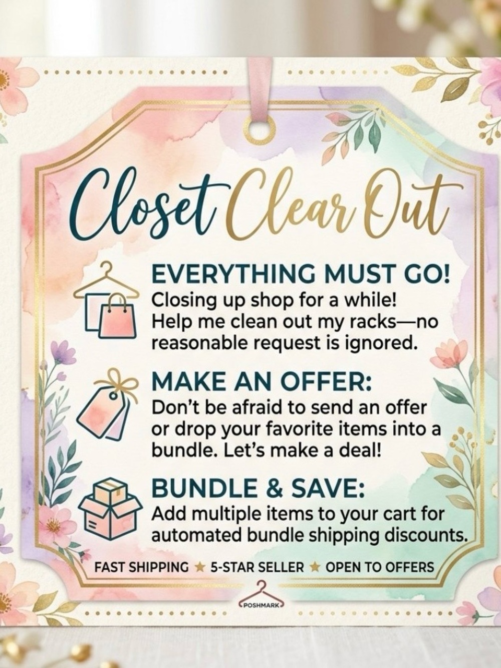 CLOSET CLEAR OUT